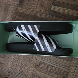 Off White Slide Sandal